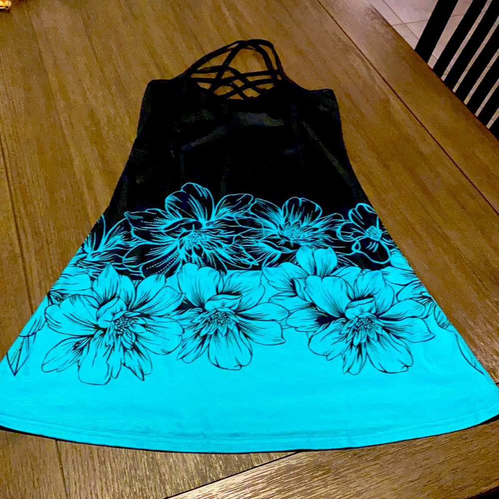 Crisscross strapping mini dress by Emminey. Size small.